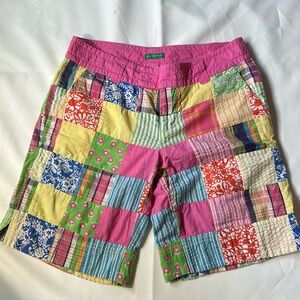 Lilly Pulitzer Women’s Palm Beach Fit Unique Madres Patchwork Short Size 2